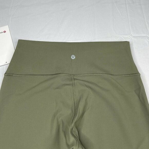 Lululemon Wunder Under High Rise Crop Legging  17" Sage Green NEW - Picture 11 of 14